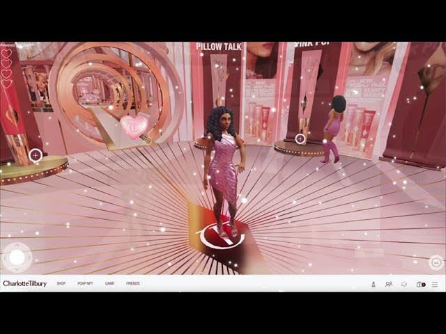 Charlotte Tilbury uses a 3D avatar to guide users through immersive virtual worlds and shoppable 3D spaces