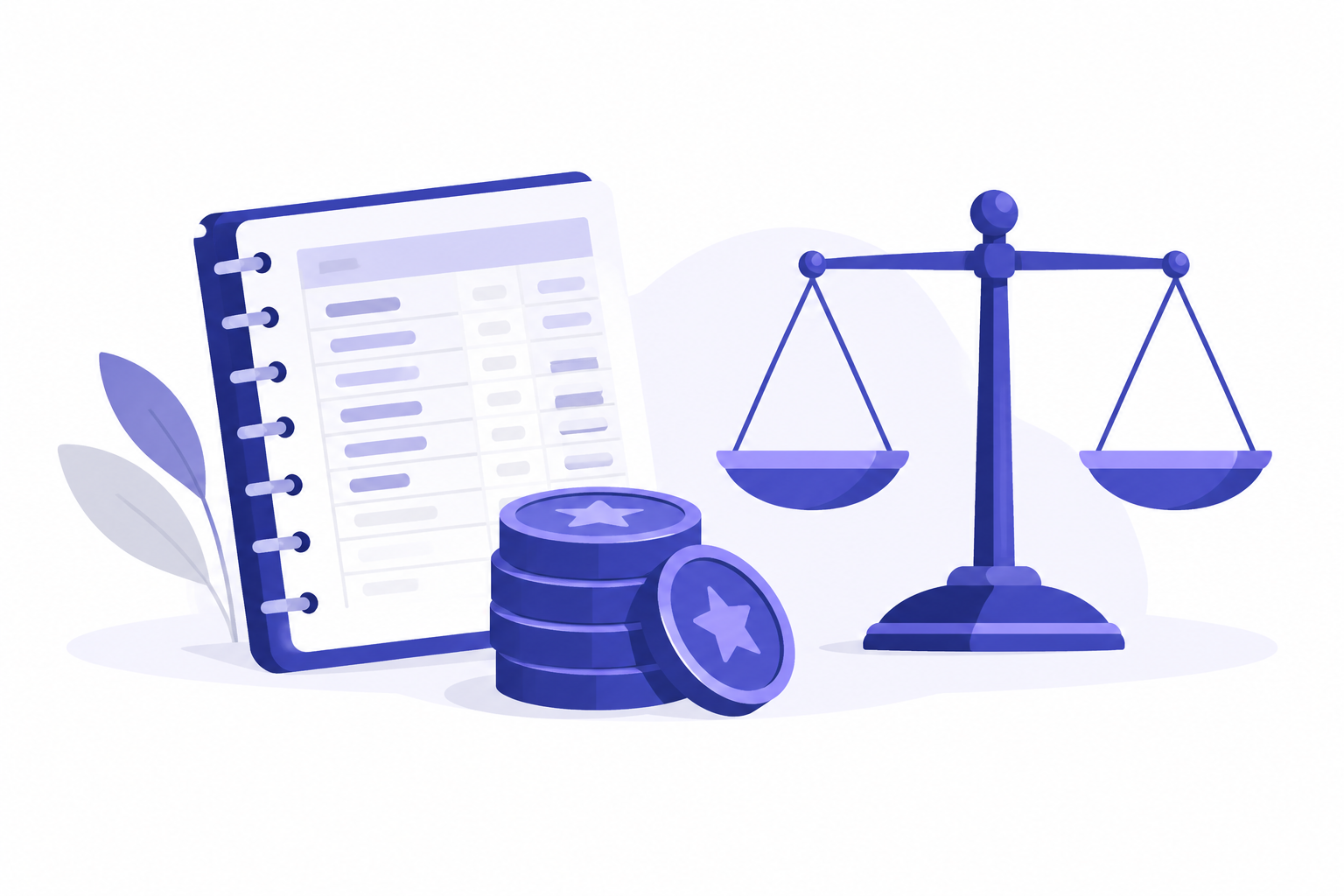 A ledger balances the value of outstanding loyalty point tokens A ledger balances the value of outstanding loyalty point tokens