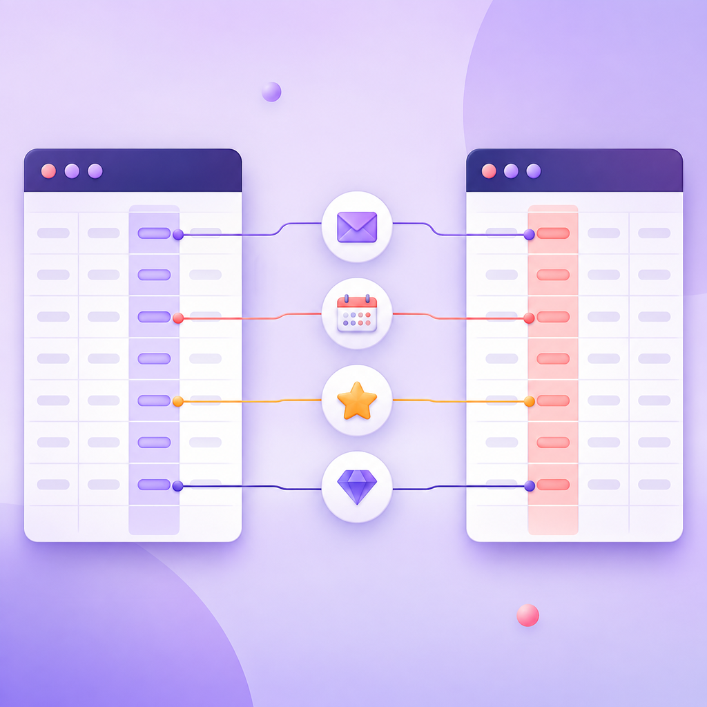 Rijoy import template with fields aligned for customer point migration