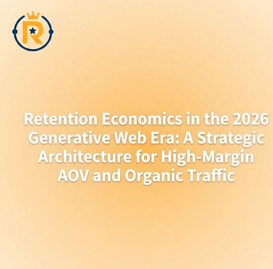 Retention Economics in the 2026 Generative Web Era: A Strategic Architecture for High-Margin AOV and Organic Traffic